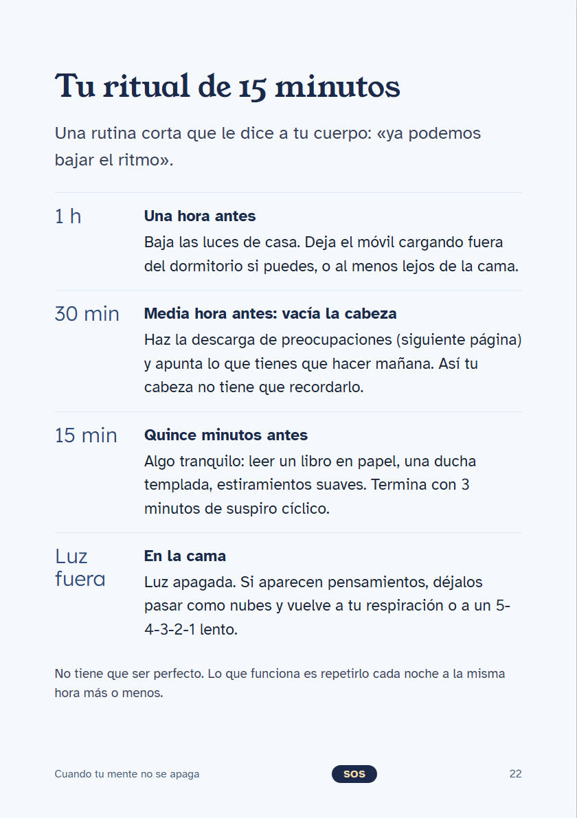 Página: tu ritual de 15 minutos