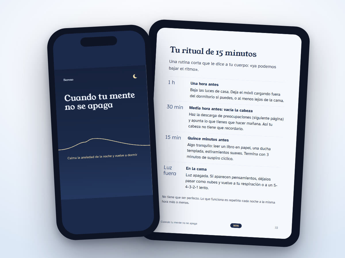 El ebook en un móvil y una tableta