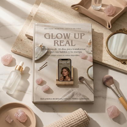 Glow Up Real | Ebook de 30 días para transformar tu piel, hábitos y energía