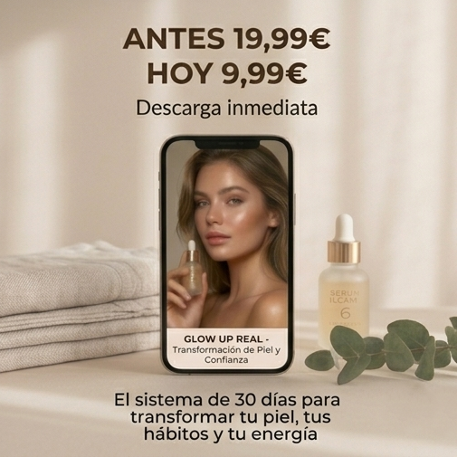 Glow Up Real | Ebook de 30 días para transformar tu piel, hábitos y energía