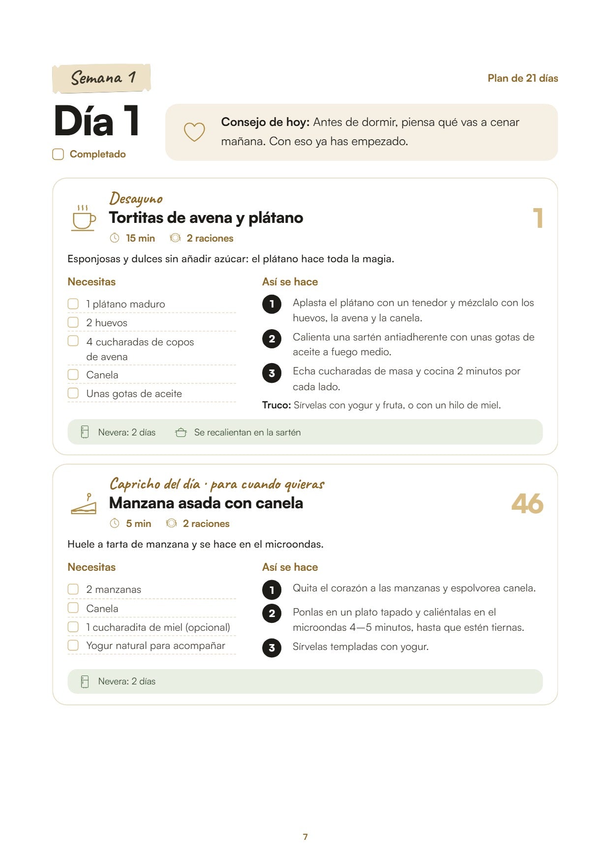 Un día del plan