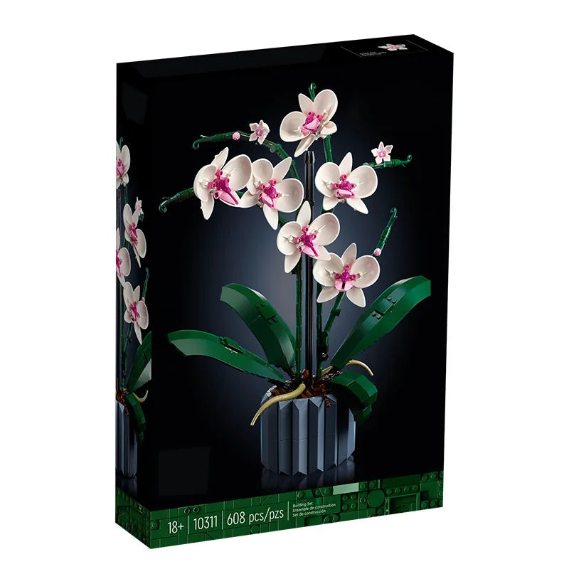Flores Botanical Orquídeas y Plantas Artificiales Decoración del Hogar